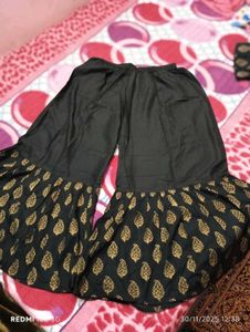 black plazo suit set🖤