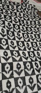 Black 🖤&White  Thread Work Kurti