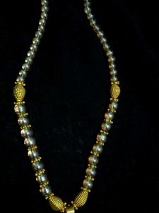 Ornate Gold-Tone Coin Necklace