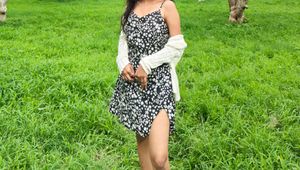 Oomph! floral black and white dress