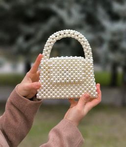 Pearl Beaded Clutch