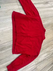 Red Knit Sweater
