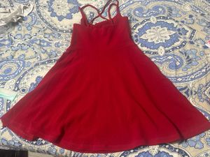 Red Skater Dress