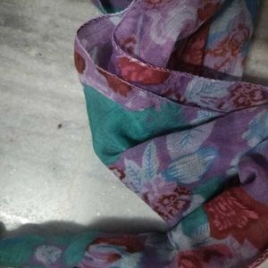 Floral Scarf Necklace