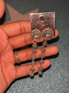 Peacock Drop Earrings