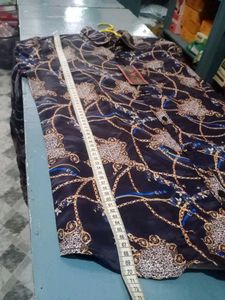Patterned Long Sleeve Button-Down