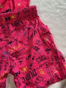 Pink Patterned Shorts - 2 Pack