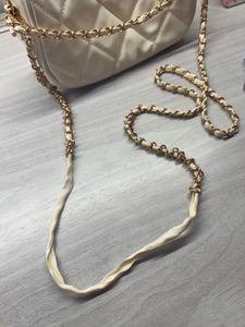 Cream Chain Bag