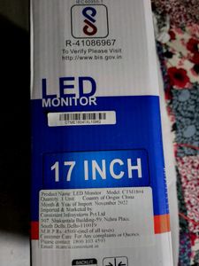 Consistent Monitor 17 Inch Full HD LED M