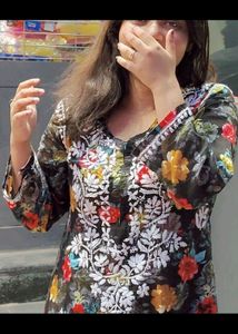 Malmal Chikankari Kurta Set☘️ 🌷SALE🌷