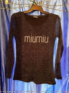 miumiu Sparkly Top