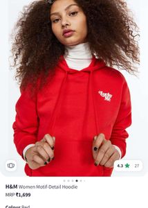 H&M Women Motif-Detail Hoodie