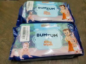 Bumtum 72N Usable Wet Wipes Pack Of 2