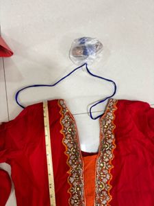 Red Festive Kurti