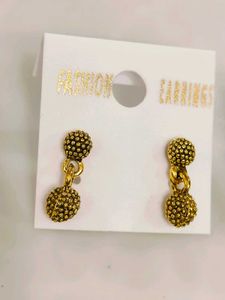 Fashion Earrings - Gold Tone - Combo of 3