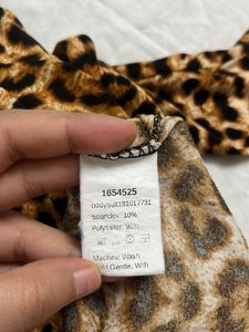 Leopard Print Bodysuit
