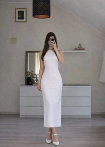 Elegant White Bodycon Dress
