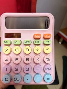 cute colorful candy calculator