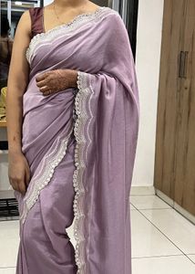 Elegant Lavender Saree