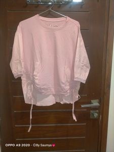 Pink Top With Back Design