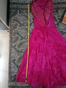 Pink Leheriya Dress