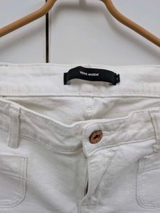 Vero Moda White Bootcut Jeans
