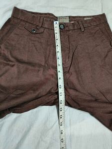 Lyocell Brown Shorts