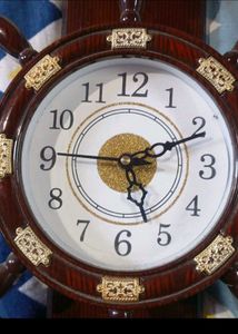 Anchor Wheel Wall Clock