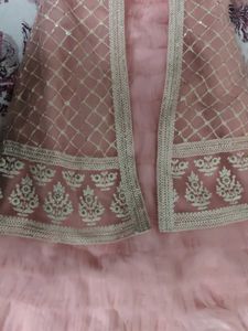 Ethnic Shrug Set For Girls