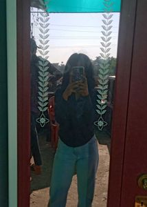 Light Blue Wide Leg Jeans