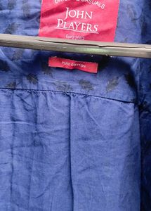 Stylish Blue Shirt 42&#34; For Men