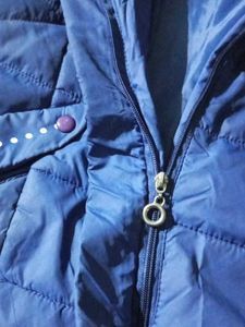 Blue Puffer Winter Jacket