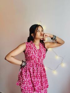 Pink Co Ord For Festive
