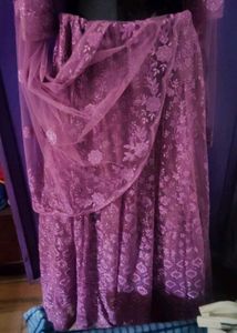 Lahnga Purple Colour Size Issues So I Want To Sel