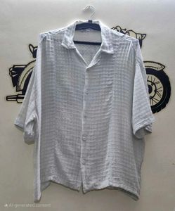 Zara Textured Camp Shirt