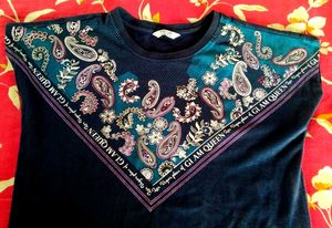 Glam Queen Paisley Top