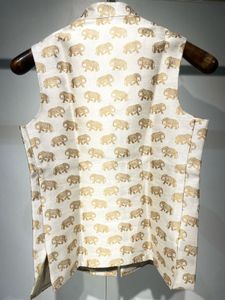Elephant Print Vest