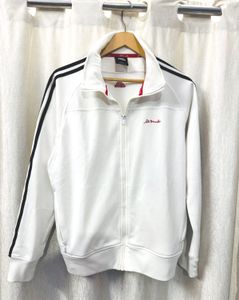 Adidas White Track Jacket