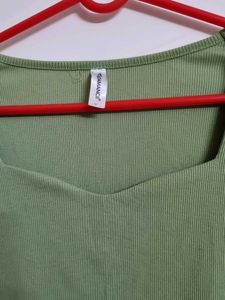Pista Green RIBBED SHIRT