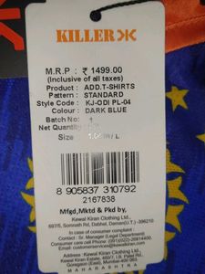 Killer India Cricket Jersey
