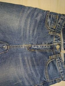 Jeans with Studded Hem