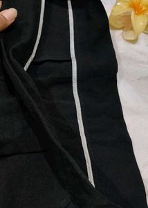 Black Pleated Shorts
