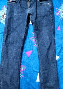 Dark Blue Denim Jeans