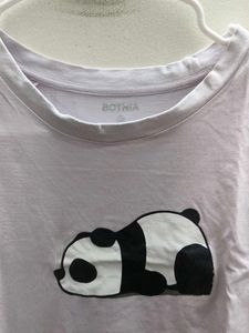 Cute Panda Graphic Tee