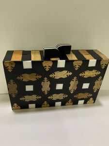 Mdf Wooden Clutch