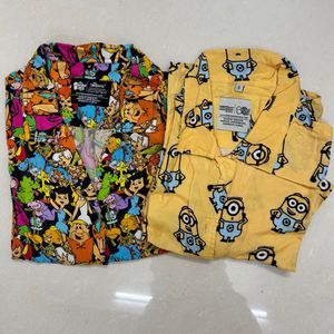 Women oversized style shirts (cropped)