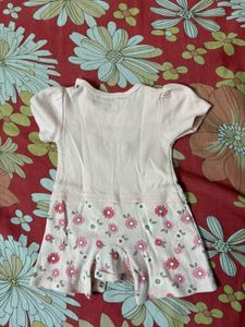 Cute Floral Baby Romper