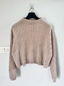 Cozy Beige Turtleneck Sweater