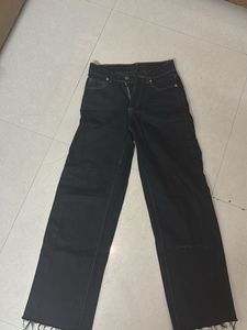 Black dyed jeans