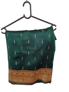 New Green And Red Combination Saree